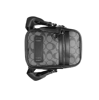 Foto 3 | Foto 3 | Bolso Para Hombre Crossbody Casual Estampado Ovalado, Negro Urbano