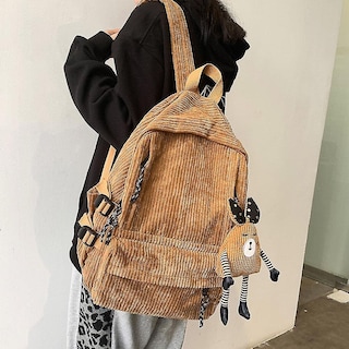 Foto 4 | Foto 4 | Mochila Huoguo Harajuku School De Pana A Rayas Para Mujer, 0,48 Kg - Venta Internacional.