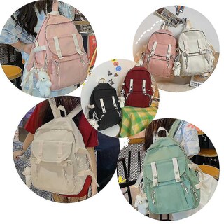 Foto 2 | Foto 2 | Mochila Huoguo School Para Niñas, Mujeres Y Adolescentes, Verde, Impermeable - Venta Internacional.