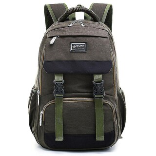 Foto 1 | Foto 1 | Mochila Huoguo, Estilo Universitario, Casual, Viaje, Impermeable, Verde - Venta Internacional.
