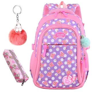 Foto 1 | Foto 1 | Mochila Huoguo De Nailon Con Estampado De Estrellas Para Niñas De Primaria - Venta Internacional.