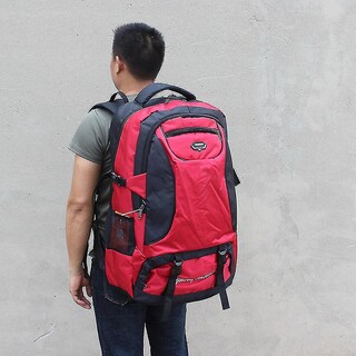 Foto 2 | Foto 2 | Mochila Huoguo Impermeable De Gran Capacidad Para Negocios Roja - Venta Internacional.