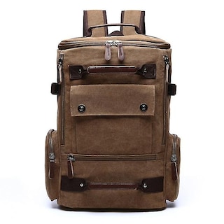 Foto 5 | Foto 5 | Mochila Huoguo Vintage Canvas Travel Para Hombre De 36-55 L De Capacidad - Venta Internacional.