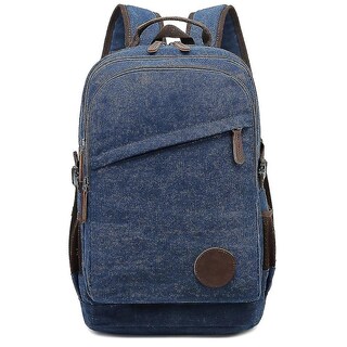 Foto 1 | Foto 1 | Mochila Huoguo Lona Impermeable Para Hombre Azul 31x16x48cm - Venta Internacional.