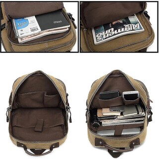 Foto 3 | Foto 3 | Mochila Huoguo Lona Impermeable Para Hombre Azul 31x16x48cm - Venta Internacional.