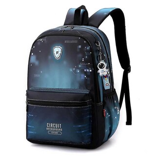 Foto 1 | Foto 1 | Mochila Huoguo Galaxy School Impermeable Para Adolescentes Azul - Venta Internacional.