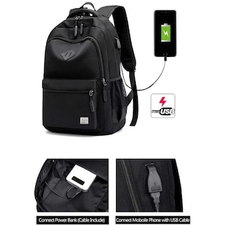 Foto 4 | Foto 4 | Mochila Escolar Impermeable (roja) Con Puerto Usb Para Niños - Venta Internacional.