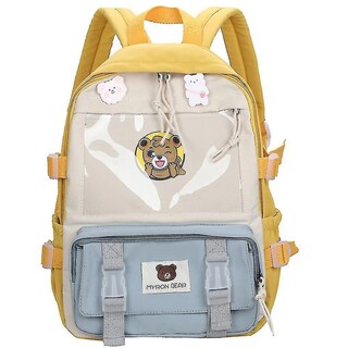 Foto 1 | Foto 1 | Mochila Huoguo Junior High School Para Niñas De Nailon Azul - Venta Internacional.