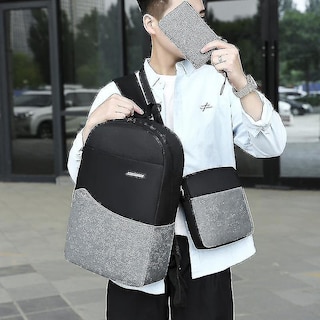 Foto 4 | Foto 4 | Mochila Huoguo Rosa Para Hombre, Viajes Al Aire Libre Y Negocios - Venta Internacional.