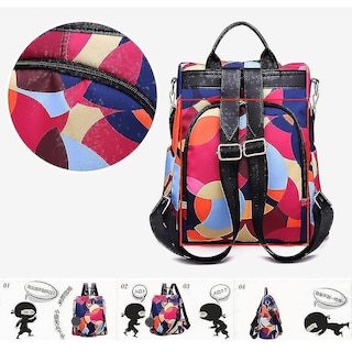 Foto 2 | Foto 2 | Mochila Escolar Antirrobo Huoguo Travel Leisure Para Mujer - Venta Internacional.