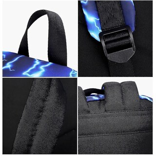 Foto 4 | Foto 4 | Mochila Huoguo Para Niñas Con Estampado De Cielo Estrellado Y Relámpago, Color Café - Venta Internacional.