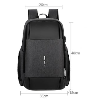Foto 5 | Foto 5 | Mochila Huoguo Impermeable De Gran Capacidad Para Hombre Negra - Venta Internacional.