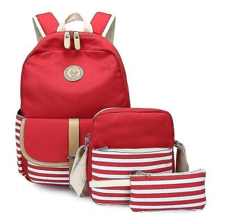 Foto 5 | Foto 5 | Juego De Mochilas Huoguo, 3 Unidades, Mochila Escolar Para Niños, Rosa Con Lápiz - Venta Internacional.