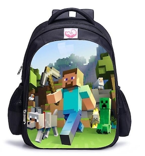 Foto 1 | Foto 1 | Mochila Sanlin Beans Minecraft Impermeable Para Niños - Venta Internacional.