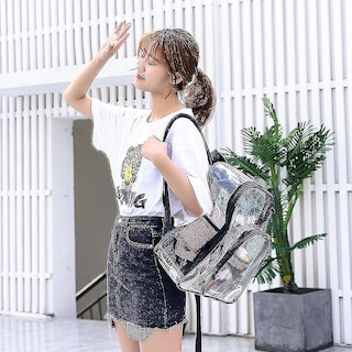 Foto 2 | Foto 2 | Mochila De Pvc De Gran Capacidad Transparente Impermeable Huoguo - Venta Internacional.