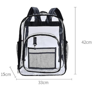 Foto 3 | Foto 3 | Mochila De Pvc De Gran Capacidad Transparente Impermeable Huoguo - Venta Internacional.