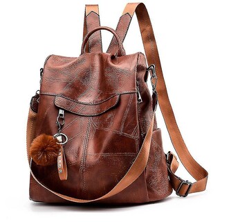 Foto 2 | Foto 2 | Mochila Huoguo Para Mujer, Bandolera, Moderna, Piel Sintética, Roja - Venta Internacional.