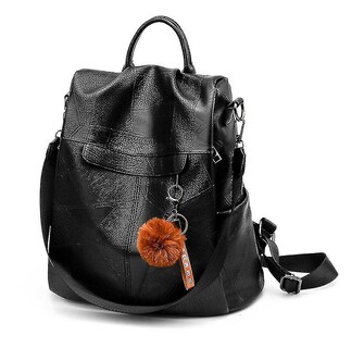 Foto 5 | Foto 5 | Mochila Huoguo Para Mujer, Bandolera, Moderna, Piel Sintética, Roja - Venta Internacional.