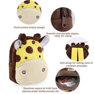 Foto 5 | Foto 5 | Mochila De Felpa Huoguo Con Forma De Dibujos Animados Para Bebés Unisex De 2 A 4 Años - Venta Internacional.