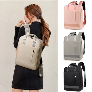 Foto 2 | Foto 2 | Mochila Olnlyo Para Portátil Con Carga Usb Para Mujer De 15 A 15,6 Pulgadas, Color Oscuro - Venta Internacional.