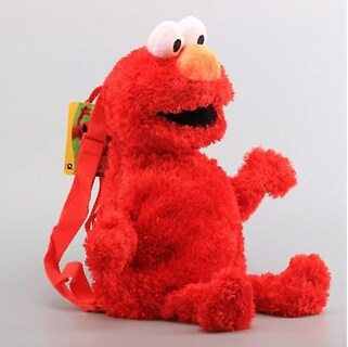 Foto 1 | Foto 1 | Mochila Sanlin Beans Kids Elmo Big Bird Roja De Algodón 45 Cm - Venta Internacional.