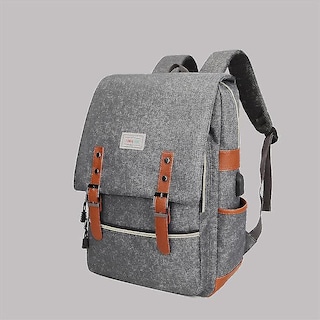 Foto 5 | Foto 5 | Mochila Universitaria Huoguo Impermeable Para Portátil De 15,6 Pulgadas, Color Gris - Venta Internacional.