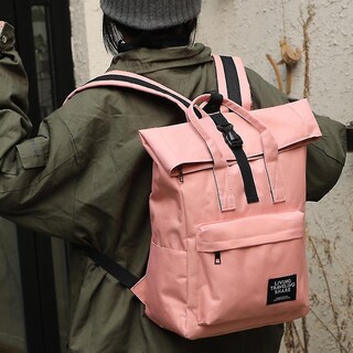 Foto 2 | Foto 2 | Mochila Escolar Huoguo, De Lona, Estilo Universitario, Para Niñas - Venta Internacional.