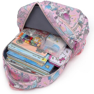 Foto 1 | Foto 1 | Mochila Huoguo Rosa Impermeable Para Colegialas De 3 Piezas - Venta Internacional.