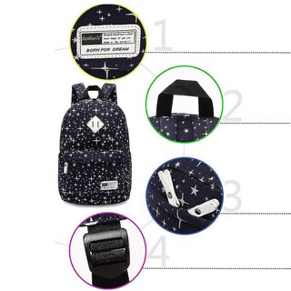 Foto 3 | Foto 3 | Mochila Huoguo Para Niños Con Bolsa Diagonal Y Bolsa Para Bolígrafos - Venta Internacional.