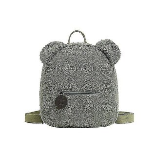 Foto 2 | Foto 2 | Mochila Huoguo Bear Fleece Khaki Para Niños Y Mujeres - Venta Internacional.
