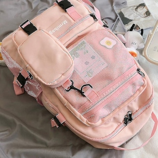 Foto 3 | Foto 3 | Mochila Huoguo De Tela Oxford Negra De Gran Capacidad Para La Universidad - Venta Internacional.