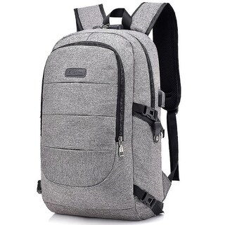 Foto 1 | Foto 1 | Mochila Huoguo Multifuncional Empresarial Antirrobo Usb Gris - Venta Internacional.