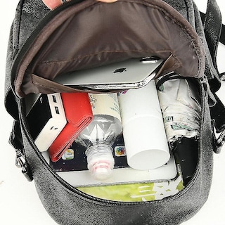 Foto 4 | Foto 4 | Mochila Huoguo De Piel Sintética De Alta Calidad Para Mujer De Gran Capacidad - Venta Internacional.