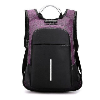 Foto 4 | Foto 4 | Mochila Huoguo Blue Para Portátil De 16 Pulgadas Con Bloqueo Con Contraseña - Venta Internacional.