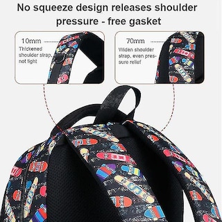 Foto 4 | Foto 4 | Mochila Huoguo Dinosaur School Para Niñas Y Niños 41x28x20cm - Venta Internacional.