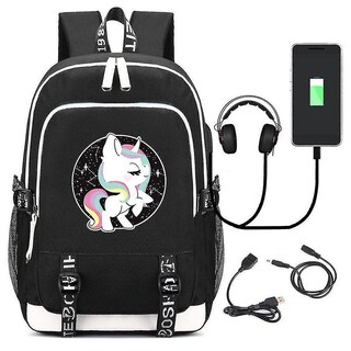 Foto 1 | Foto 1 | Mochila Huoguo Unicorn Para Colegiala De Lona Impermeable - Venta Internacional.