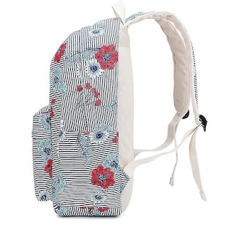 Foto 5 | Foto 5 | Set De Mochila Impermeable De Nailon Para Mujer Con Estampado De Flores - Venta Internacional.