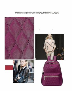 Foto 4 | Foto 4 | Mochila Huoguo Travel Impermeable Para Mujer Morada 26x13x33c - Venta Internacional.