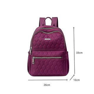 Foto 5 | Foto 5 | Mochila Huoguo Travel Impermeable Para Mujer Morada 26x13x33c - Venta Internacional.