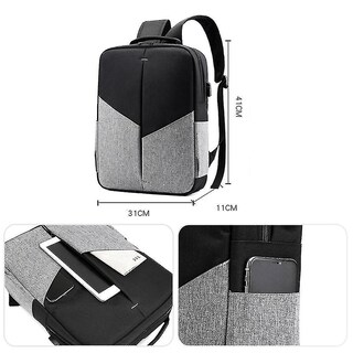 Foto 5 | Foto 5 | Mochila Huoguo Leisure Large Space Business De Nailon Gris 35l - Venta Internacional.