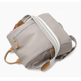 Foto 4 | Foto 4 | Mochila Huoguo De Nailon Impermeable De Gran Capacidad, Color Beige - Venta Internacional.