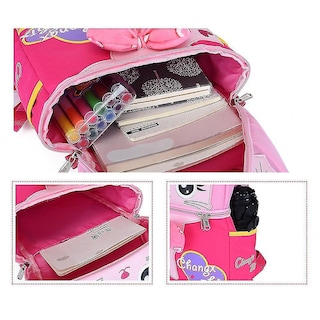 Foto 4 | Foto 4 | Mochila Huoguo, Mochila Escolar Para Niños De 2 A 8 Años, Rosa Claro - Venta Internacional.