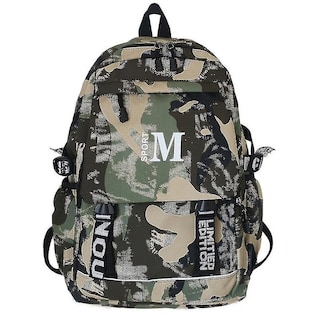 Foto 1 | Foto 1 | Mochila Huoguo Youth School, Tela Oxford Verde, 32 X 14 X 45 Cm - Venta Internacional.