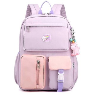 Foto 1 | Foto 1 | Mochila Huoguo Student Impermeable Ligera Púrpura - Venta Internacional.