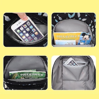 Foto 4 | Foto 4 | Mochila Huoguo De Nailon Ligero Y Resistente Al Desgaste Para Niños - Venta Internacional.