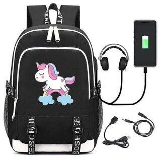 Foto 1 | Foto 1 | Mochila Huoguo Unicorn Para Colegiala De Lona Impermeable - Venta Internacional.