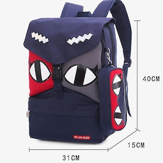 Foto 3 | Foto 3 | Mochila Huoguo De Nailon Rojo Rosa Impermeable Para Niñas De 8 A 12 Años - Venta Internacional.