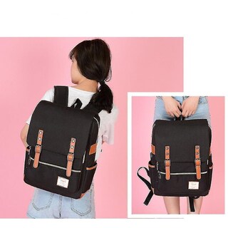 Foto 3 | Foto 3 | Mochila Huoguo Slim Para Portátil Con Puerto De Carga Usb, Color Negro - Venta Internacional.