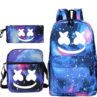 Foto 1 | Foto 1 | Set De Mochilas Escolares Sanlin Beans Con Estampado De Anime, 3 Unidades - Venta Internacional.