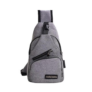 Foto 1 | Foto 1 | Mochila Huoguo Bandolera Con Carga Usb Para Hombre - Venta Internacional.